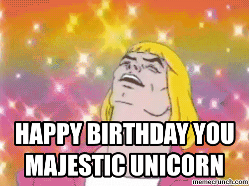 funny happy birthday meme - pyramid of khafre - Happy Birthday You Majestic Unicorn memecrunch.com