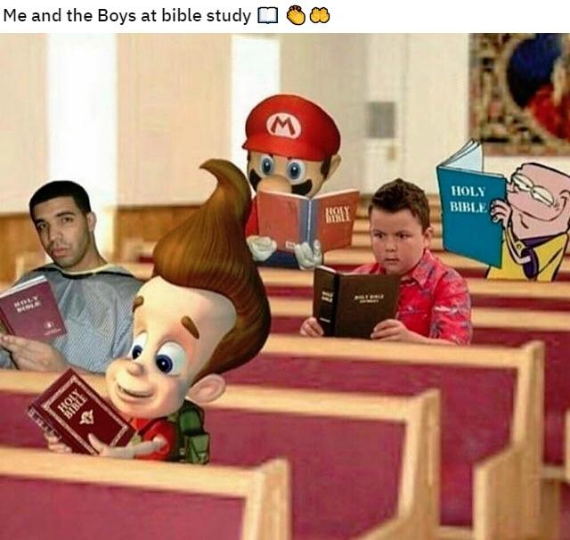 me and the boys in bible study - Me and the Boys at bible study 000 Holy Bible