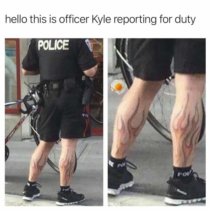 Kyle Memes - officer kyle reporting for duty - hello this is officer Kyle reporting for duty Police
