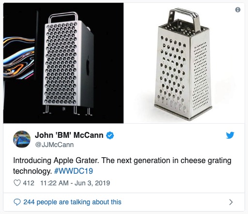 Mac Pro Cheese Grater memes - electronics accessory -  Introducing Apple Grater. The next generation in cheese grating technology. 412