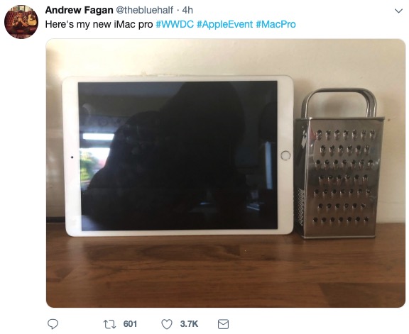 Mac Pro Cheese Grater memes - netbook - Andrew Fagan . 4h Here's my new iMac pro 17 601