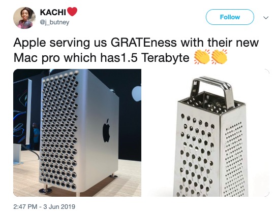 We had the “cheese grater” and the “trash can” - what do we call the new  Mac Pro? : r/mac