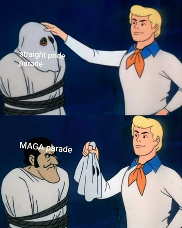 Straight Pride Parade Memes - lets see who you really are template - straight pride parade Maga parade