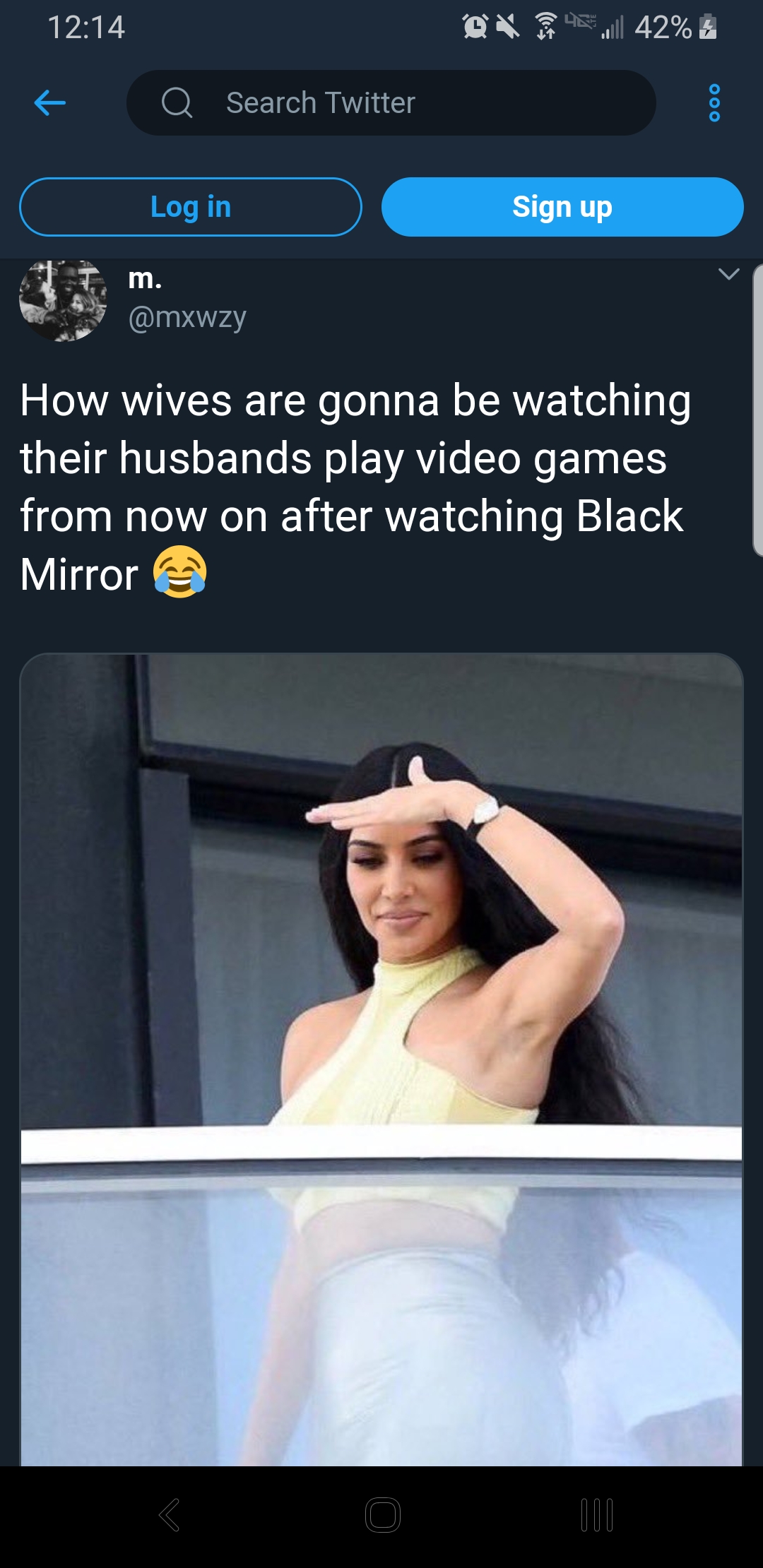 black mirror season 5 memes - video - Xx. 42% & Search Twitter Log in Sign up m. 5 Way How wives are gonna be watching their husbands play video games from now on after watching Black Mirror