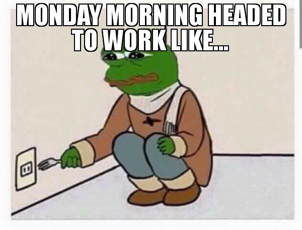 monday work memes - sad friends meme - Monday Morning Headed To Work