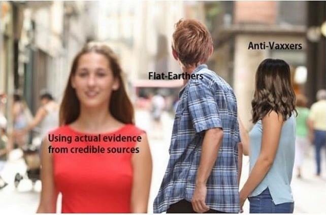 anti-vaxx memes that say, anti vax memes - AntiVaxxers FlatEarthers Using actual evidence from credible sources