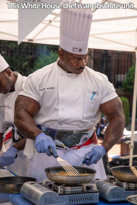white house chef - This White House chef is an absolute unit Charush