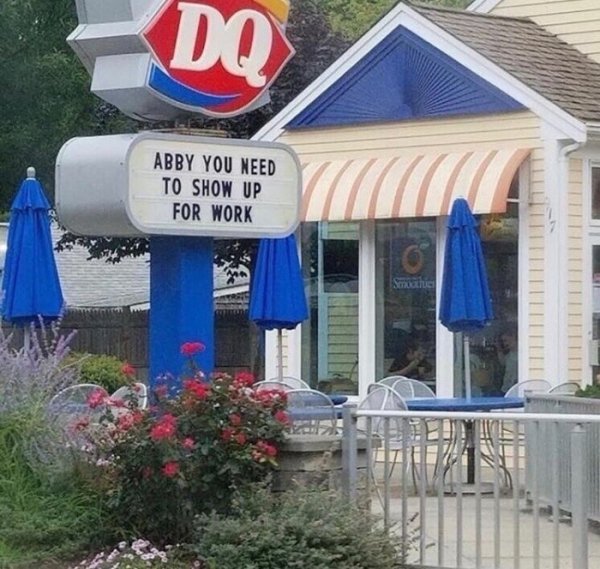 work meme - dairy queen abby - Do Abby You Need To Show Up For Work