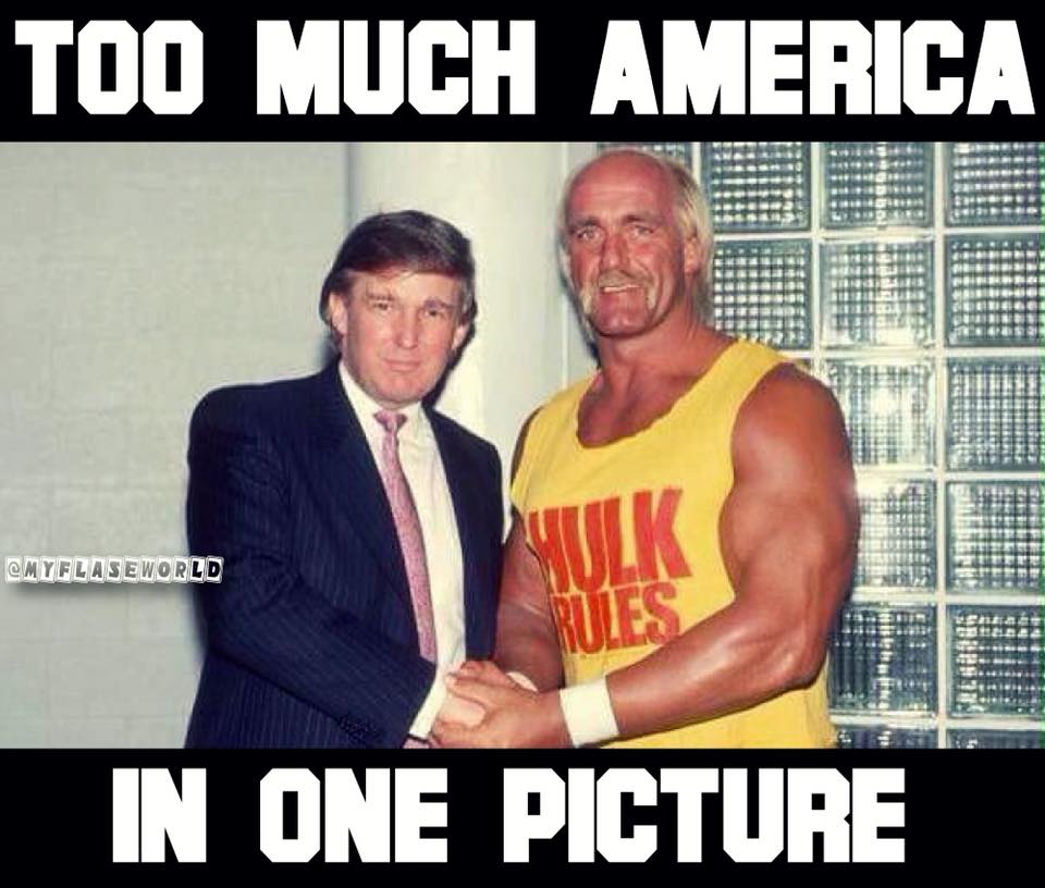 Trump memes - Donald Trump with Hulk Hogan