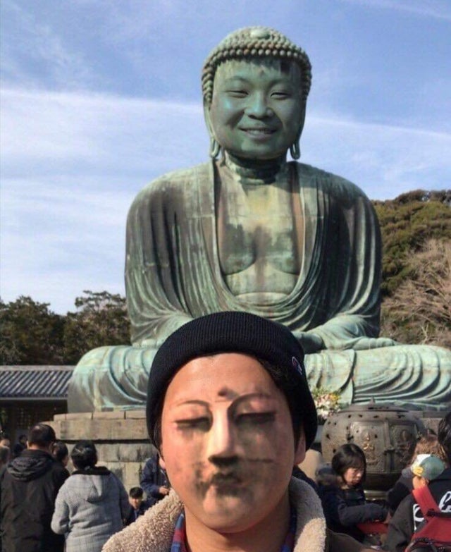 funny picture - kōtoku-in - perfect face swap