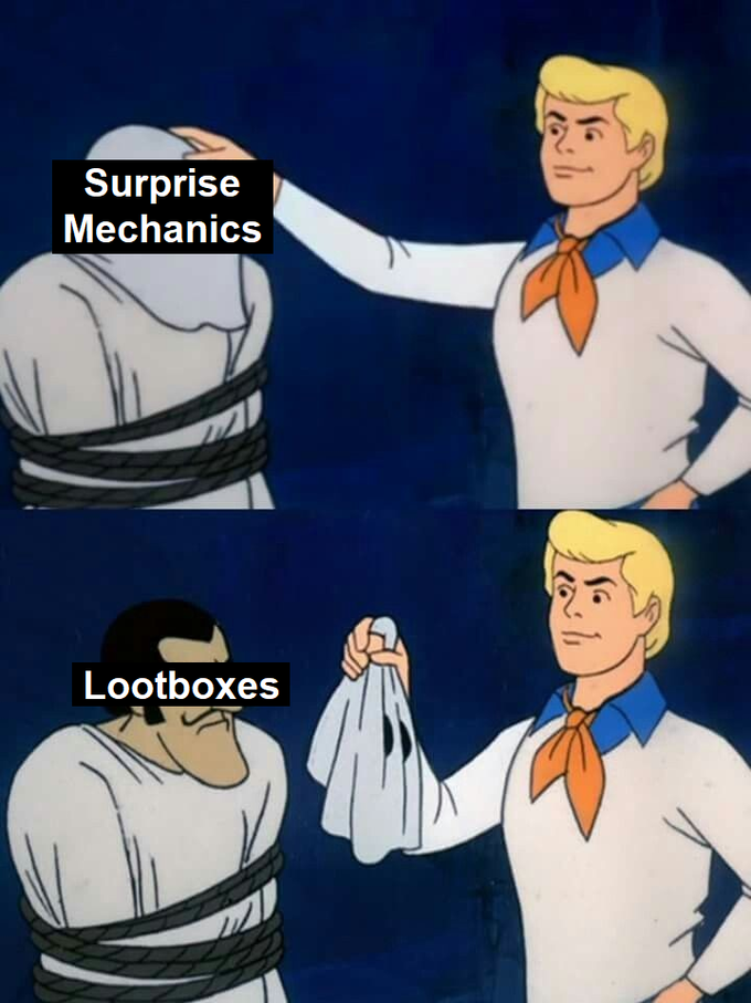 Scooby Doo loot boxes are surprise mechanics meme