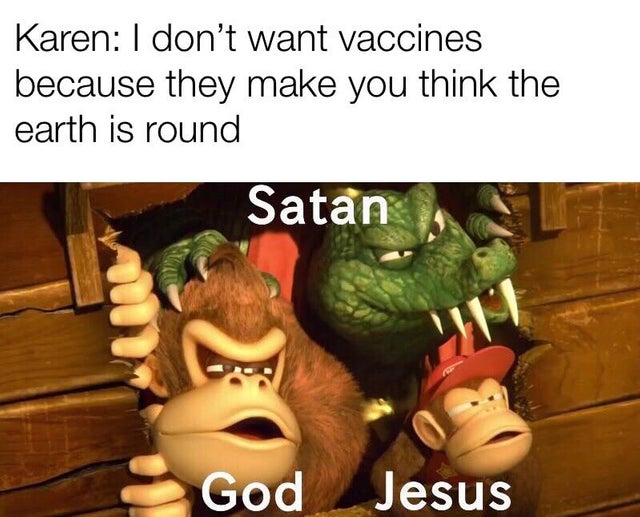Karen Memes - Super Smash Bros. Karen I don't want vaccines because they make you think the earth is round Satan God Jesus