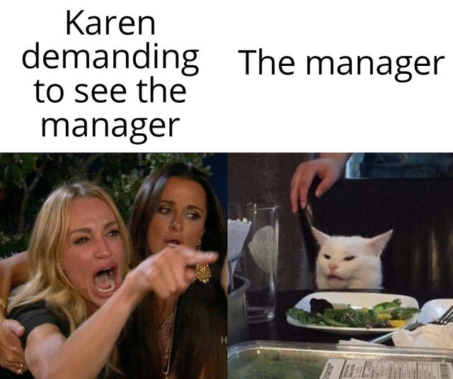 Karen Memes - Karen demanding The manager to see the manager Ple