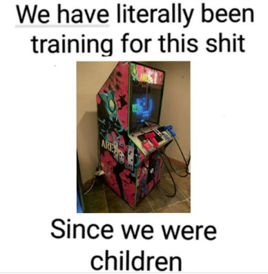 area 51 meme - helen devos children's hospital - We have literally been training for this shit Since we were children