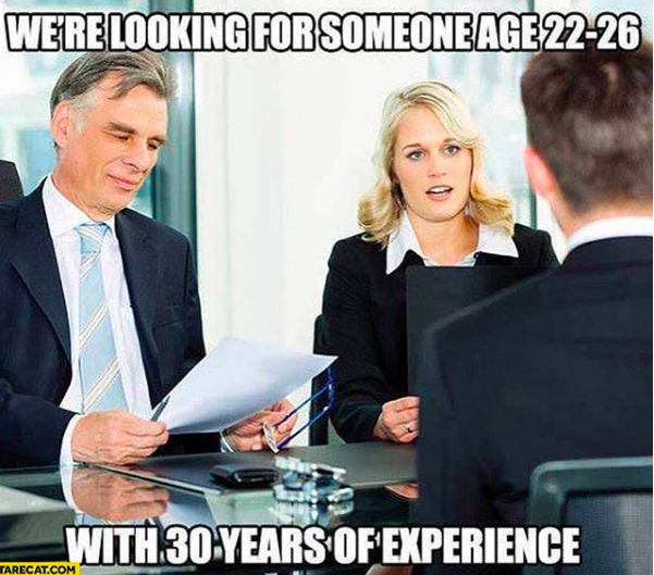 Were Looking For Someone Age 2226 With 30 Years Of Experience Tarecat.Com