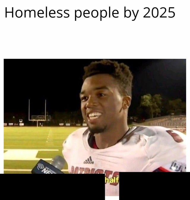 meme - Homeless people by 2025