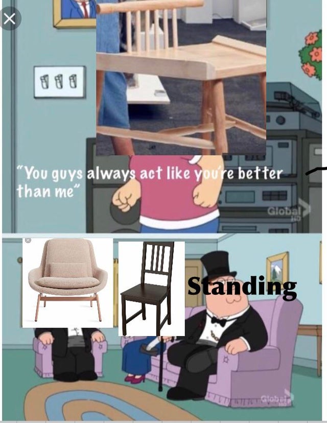 family guy meg meme about the anti-manspreading chair