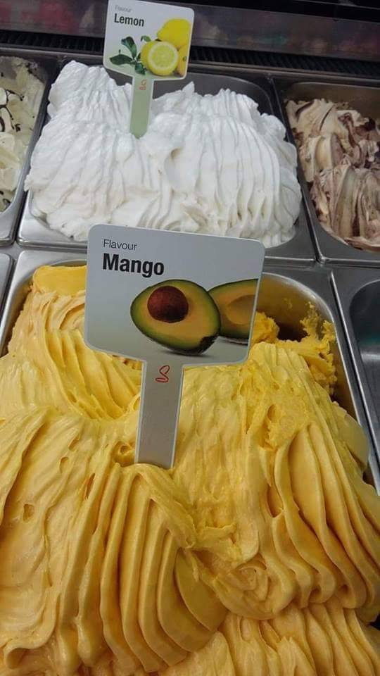 mango ice cream meme - Lemon Flavour Mango
