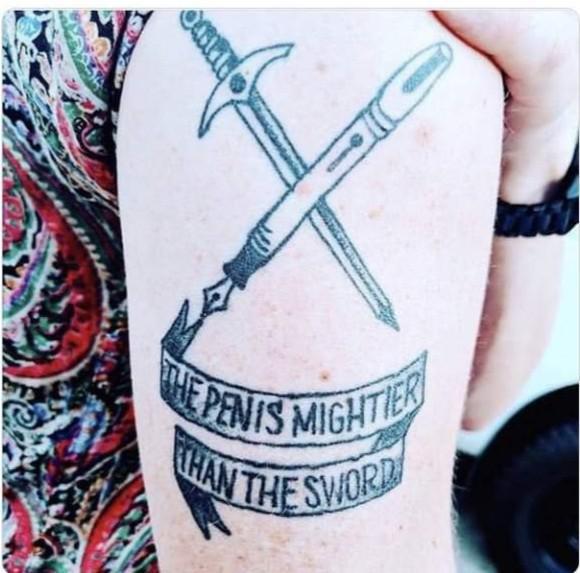 penis mightier than the sword