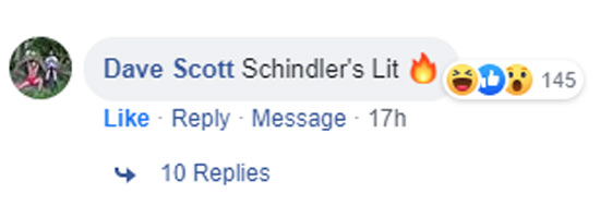 Film - Dave Scott Schindler's Lit Message 17h 4 10 Replies