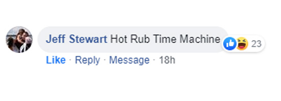 organization - Jeff Stewart Hot Rub Time Machine Message 18h