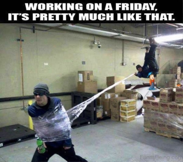 working on friday memes - Working On A Friday. It'S Pretty Much That. FunnyBeing.com