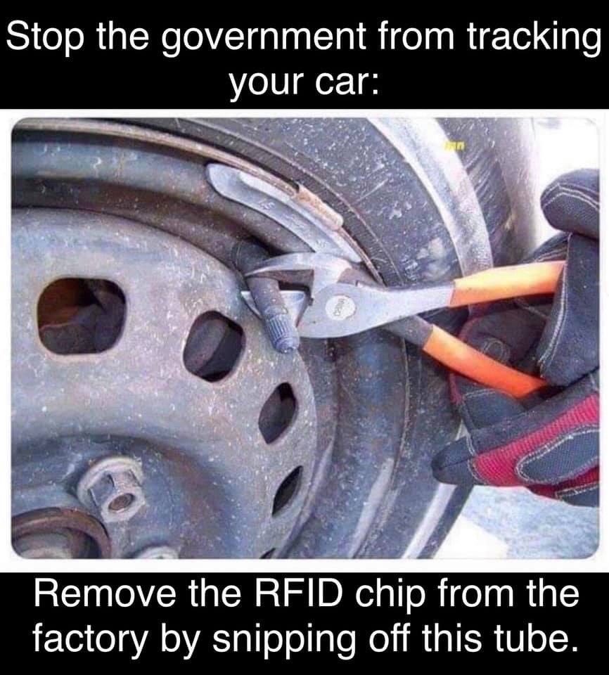karma - Stop the government from tracking your car Densor Remove the Rfid chip from the factory by snipping off this tube.