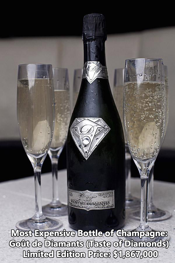 most expensive champagne - Scout De. Dia Manis Wess Selesai . Co Most Expensive Bottle of Champagne Got de Diamants Taste of Diamonds Limited Edition Price $1,867,000