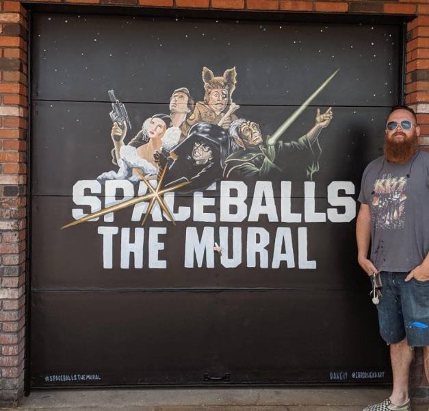 poster - Sdiceballs The Mural Ce Spaceballs The Mural Davci Bersat