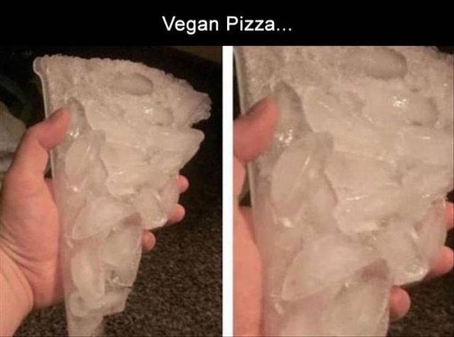 ice pizza meme - Vegan Pizza...