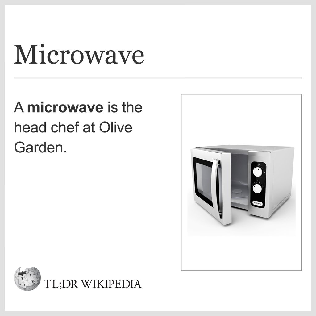 olive garden meme - olive garden microwave meme - Microwave A microwave is the head chef at Olive Garden. Tl;Dr Wikipedia