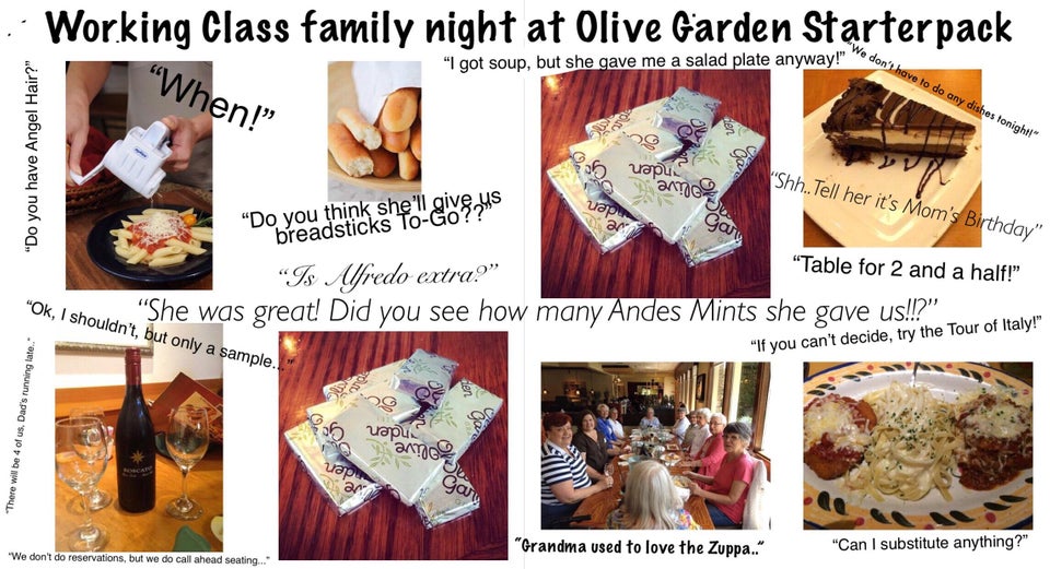 Olive garden starter pack