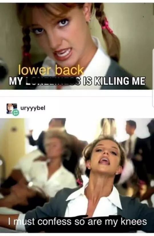 Funny memes for her - my lower back is killing me i must confess so are my knees - lower back My Lc...Oucos Is Killing Me S uryyybel I must confess so are my knees