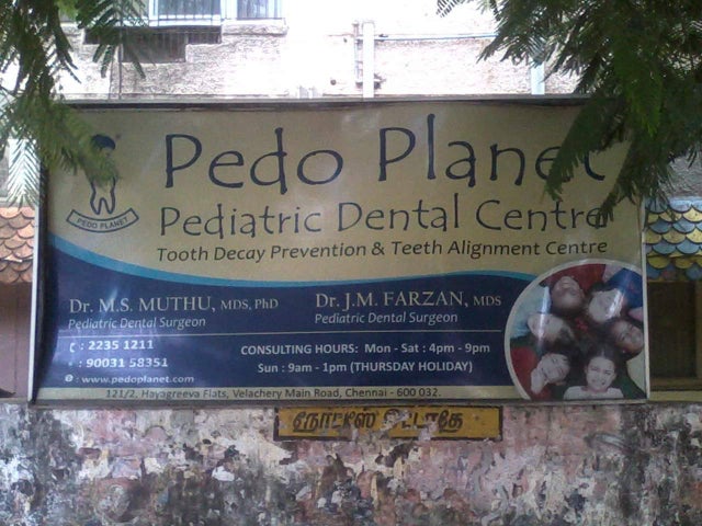 pedo planet chennai - Pedo Planet Pediatric Dental Centre Tooth Decay Prevention & Teeth Alignment Centre Dr. M.S. Muthu, Md, PhD Dr.J.M. Farzan, Mds Pediatric Dental Surgeon Pediatric Dental Surgeon C 2235 1211 Consulting Hours MonSat 4pm 9pm . 90031 583