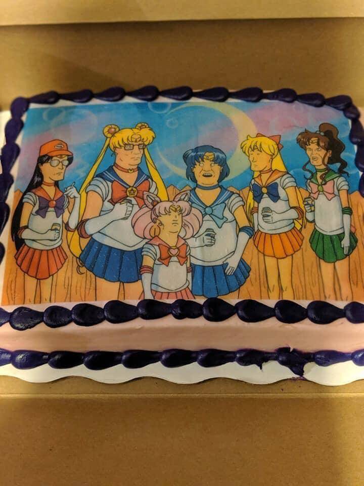 king of the hill sailor moon cake