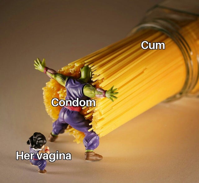 Cum Condom Her vagina