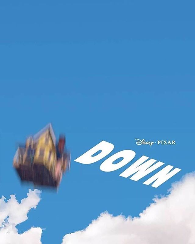 disney up down meme - Disney Pixar Down