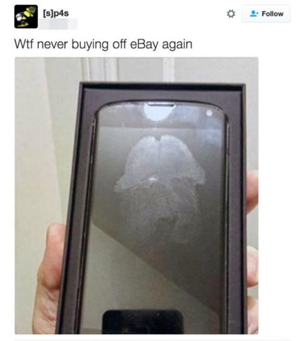 mushroom stamp phone - sp4s Wtf never buying off eBay again