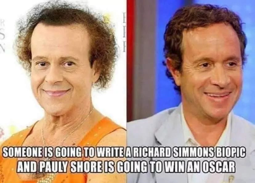pauly shore richard simmons - Someone Is Going To Write A Richard Simmons Biopic And Pauly Shore Is Going To Win An Oscar