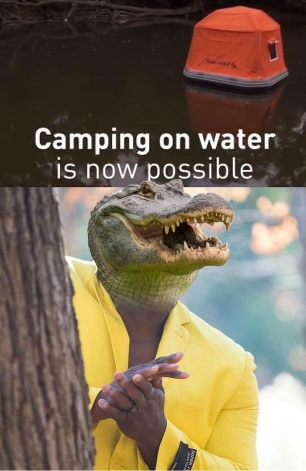standing alone - Camping on water is now possible Super