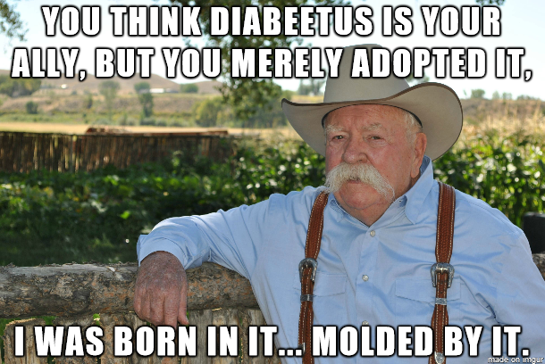 meme - darn kendrick - You Think Diabeetus Is Your Ally, But You Merely Adopted It, I Was Born In It... Molded By It.