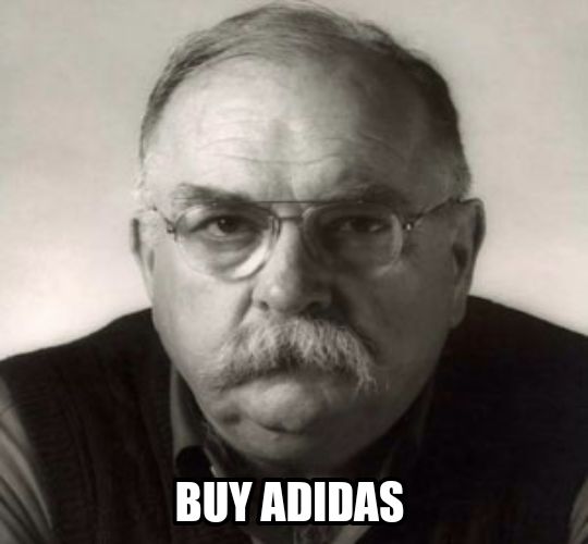 meme - wilford brimley diabeetus - Buy Adidas