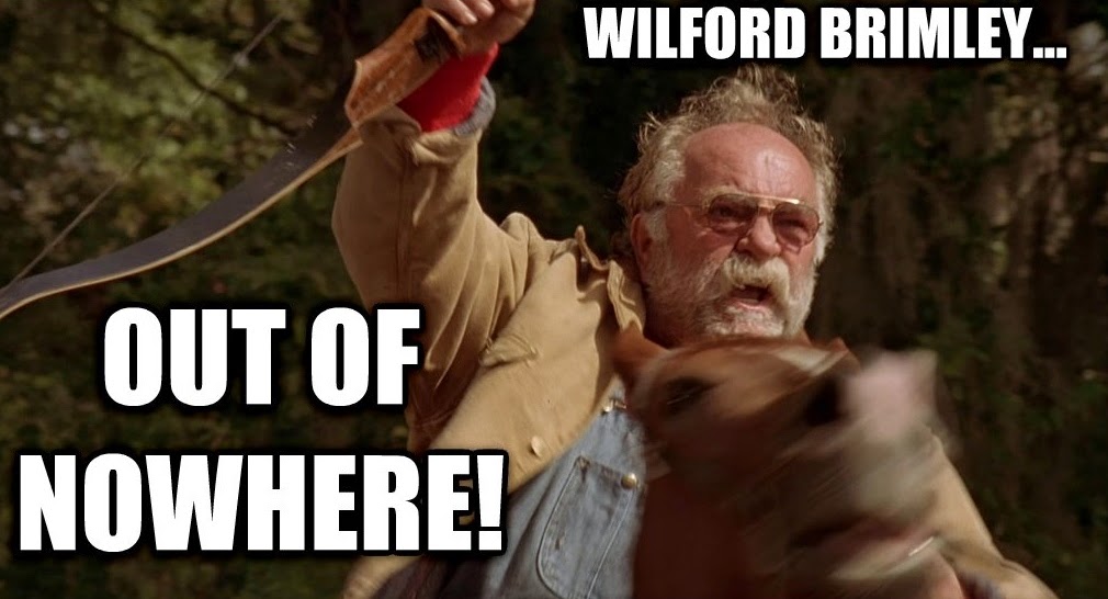 meme - st patrick's day shirts - Wilford Brimley... Out Of Nowhere!