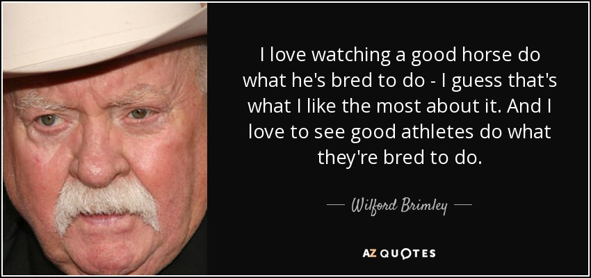 Wilford Brimley quote