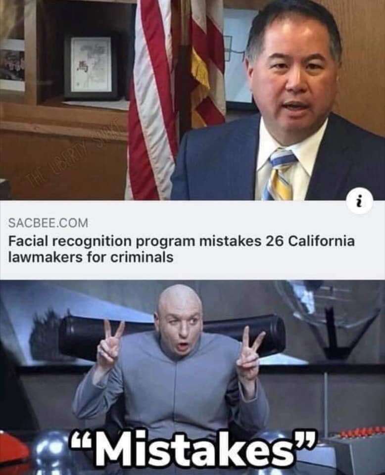 supposedly gif - Sacbee.Com Facial recognition program mistakes 26 California lawmakers for criminals "Mistakes