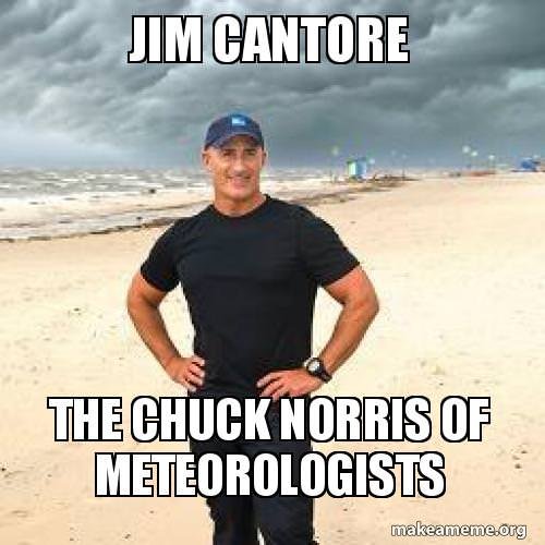 tonale pass - Jm Cantore The Chuck Norris Of Meteorologists makeameme.org