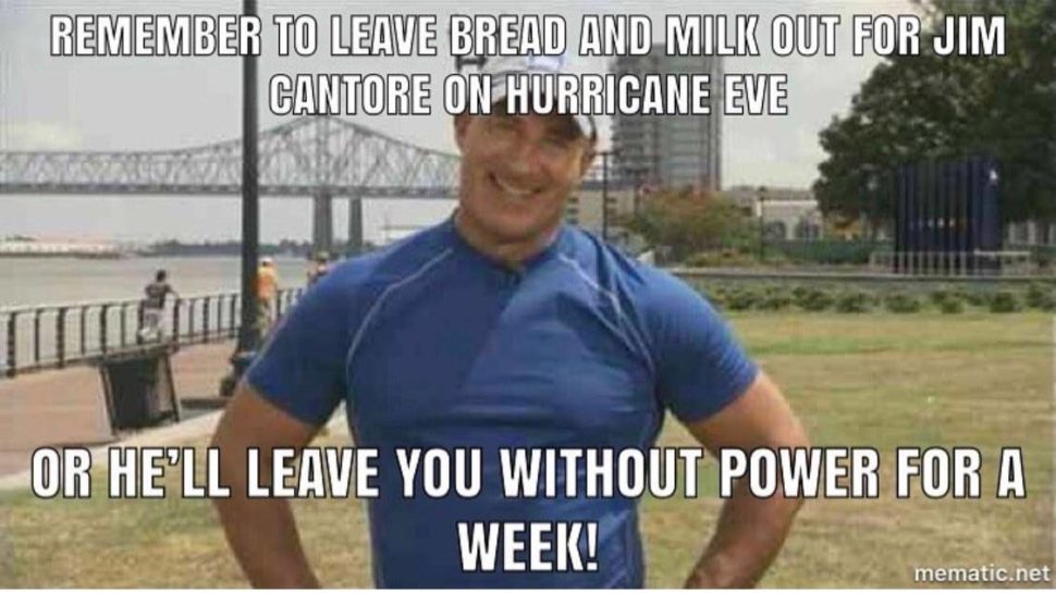 crescent city connection - Remember To Leave Bread And Milk Out For Jim Cantore On Hurricane Eve Or He'Ll Leave You Without Power For A Week! mematic.net