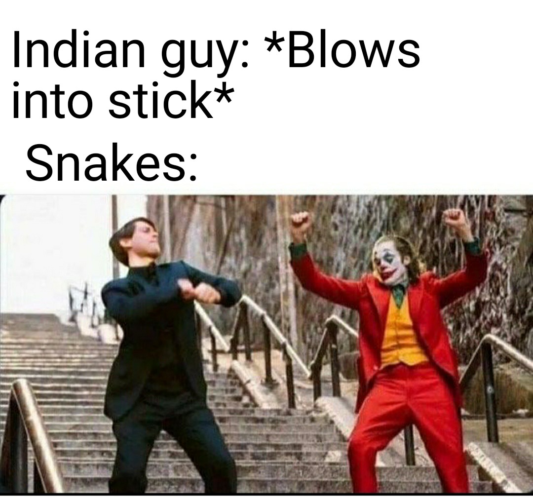 joker toronto film festival - Indian guy Blows into stick Snakes