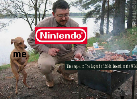 zelda meme - dobby thanks master for the bbq - Fight Miek 22 Nintendo me The sequel to The Legend of Zelda Breath of the Wid