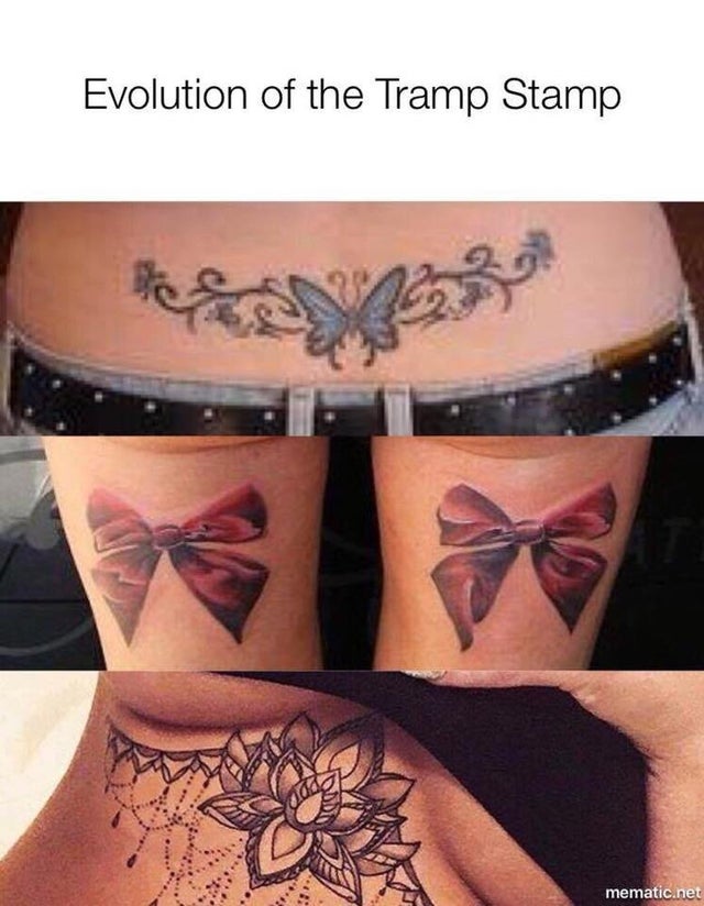 lower back tattoos - Evolution of the Tramp Stamp mematic.net